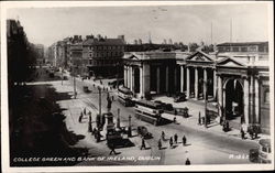 College Green and Bank of Ireland Postcard