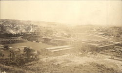 View of Factory or University from Above Postcard