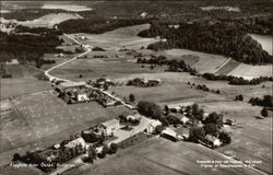 Flygfoto Over Ostad Postcard