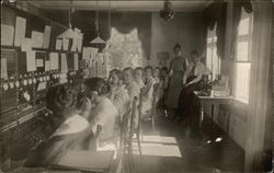 Telephone Operators Postcard