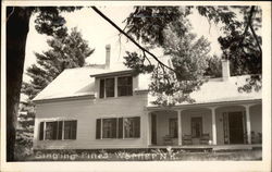 Singing Pines Warner, NH Postcard Postcard