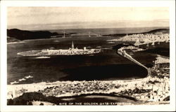 Site of the Golden Gate Exposition Postcard