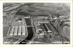 World's Largest White Pine Mill Lewiston, ID Postcard Postcard