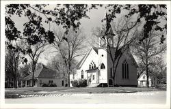 Methodist Church and Parsonage Wausa, NE Postcard Postcard