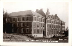 Waller Hall, Washington State College Pullman, WA Postcard Postcard