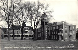 North and South Dormitories, Ouachita College Postcard