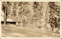 Oak Knoll Camp in Winter Postcard