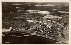 View of Helgeroa Norway Postcard Postcard