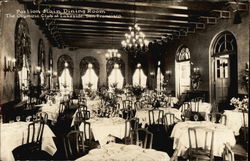 Portion Main Dining Room, The Olympic Club at Lakeside San Francisco, CA Postcard Postcard