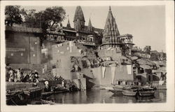 Ganges River Scene Postcard