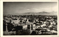 Bird's Eye View of City Tehran, Iran Middle East Postcard Postcard