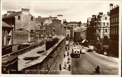 Mall Wall and Siege Cannons Londonderry, Northern Ireland Postcard Postcard