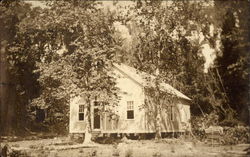 School House in the Woods Postcard