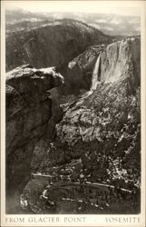 From Glacier Point - Yosemite Yosemite National Park Postcard Postcard