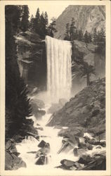 Waterfall Yosemite National Park, CA Postcard Postcard