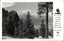 Mt. Tallac as Seen from the Nevada Shore Lake Tahoe, CA Postcard Postcard