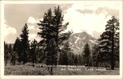 "The Cross on the Mountain", Mt. Tallac Lake Tahoe, CA Postcard Postcard