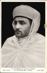 Sa Majeste le Sultan du Maroc, Sidi Mohammed Ben Youssef Postcard