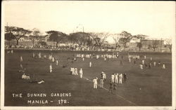 The Sunken Gardens Manila, Philippines Southeast Asia Postcard Postcard