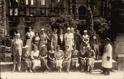 German Family Heidelberg, Germany Postcard Postcard