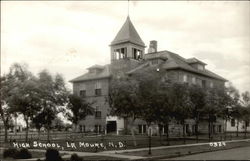 High School LaMoure, ND Postcard Postcard