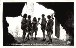 Cavemen on Guard at the Portals of the Oregon Caves Oregon Caves National Monument, OR Postcard Postcard