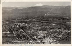 Redding with Mountain in Distance Postcard