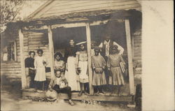 Rural Black Family Postcard