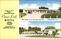 Clover Leaf Motel Postcard