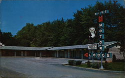 Wise Motor Lodge Fairmont, WV Postcard Postcard