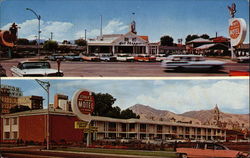 Covey's New America Motel & Coffee SHop Postcard