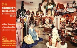 Visit Bronner's Decorations Frankenmuth, MI Postcard Postcard