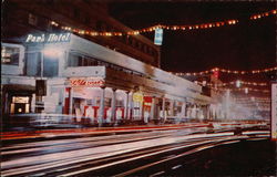 Park Street in the Night Calcutta, India Postcard Postcard