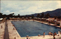 A Lovely View of Tjibulan Swimming Pool Postcard