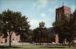 St. Leo's Church and School Postcard