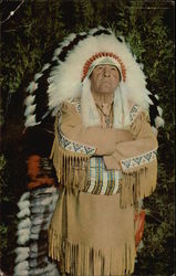 Chief Brown Eagle of the Chippewa Indian Tribe Postcard