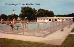 Greetings from Berlin, Wisconsin Postcard