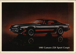 1980 Camaro Z28 Sport Coupe Cars Postcard Postcard