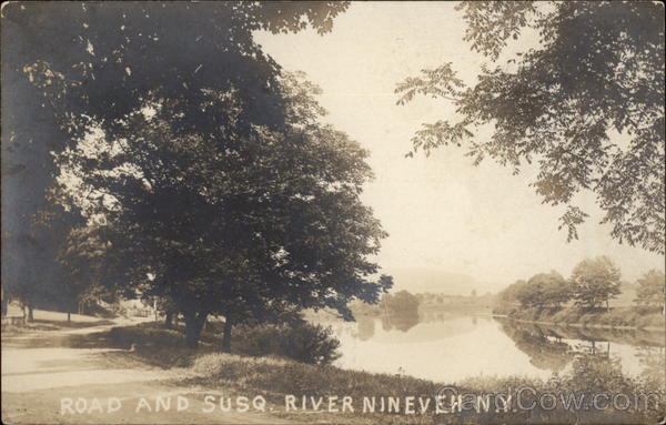 Road and Susquehanna River Nineveh, NY