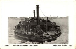 Woolwich Ferry "Hutton" Postcard