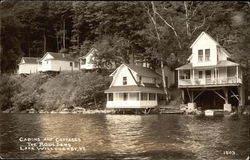 Cabins and Cottages, The Boulders, Lake Willoughby Postcard