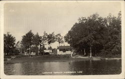 Lakeside Terrace, Kinderhook Lake Postcard