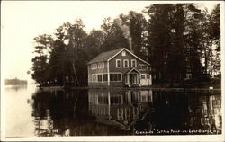 "Evenside" Cotton Point Lake George, NY Postcard Postcard