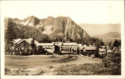 Paradise Cabins and Tatoosh Range Postcard