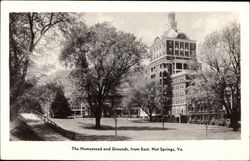 The Homestead and Grounds, from East Hot Springs, VA Postcard Postcard