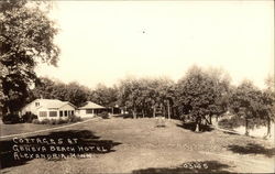 Cottages at Geneva Beach Hotel Alexandria, MN Postcard Postcard