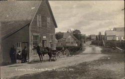 Looking into Canada Postcard