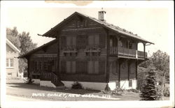 Swiss Chalet New Glarus, WI Postcard Postcard