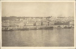 View of City from Water Postcard