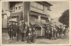 Funeral Procession Postcard